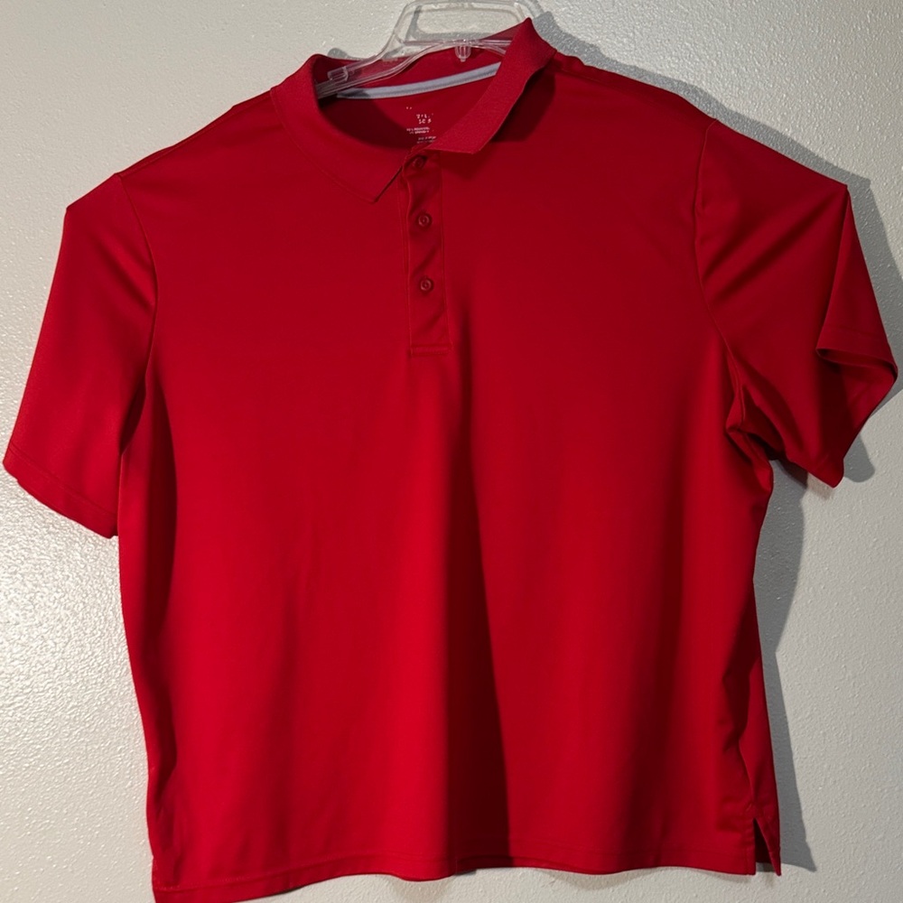 Old Navy Vibrant Red Polo Shirt